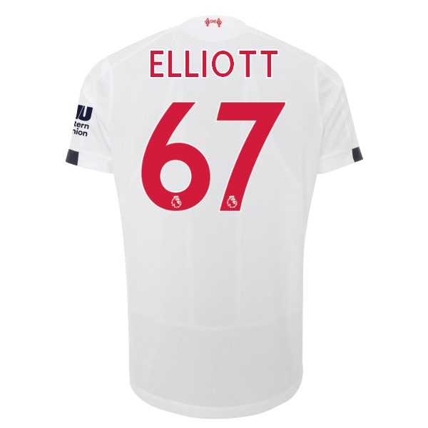 Camiseta Liverpool NO.67 Elliott 2ª 2019-2020 Blanco